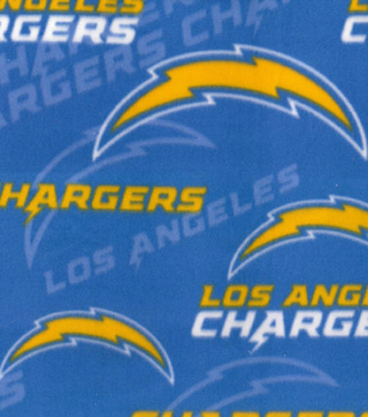 Los Angeles Chargers Plaid Fleece